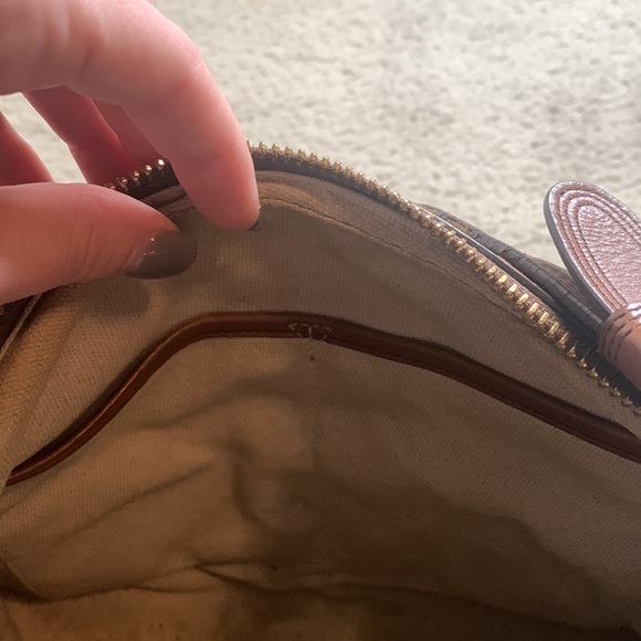 MichaelKorsSignatureMonogram BrownLeatherShoulderBag. IncludesMatchingWallet.EUC - Picture 11 of 14